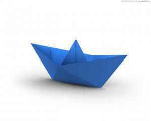 blue-paper-boat